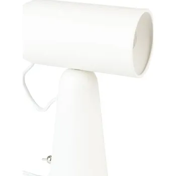 Lampička White Label Bílá stolní lampa WLL VESPER