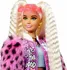 Panenka MATTEL Barbie Extra blondýnka v plizované mini