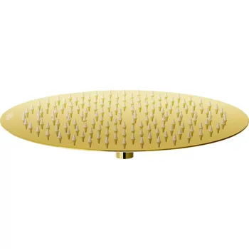 Sprchová hlavice Mexen KAI, podomítkové rameno 40cm + sprchová hlavice 30cm, zlatá, 79230-50 + 79211-50