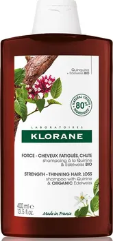 Šampon Klorane Chinin a BIO protěž alpská posilující šampon