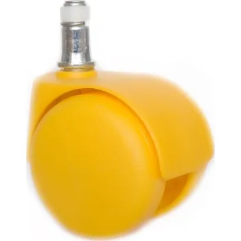 Pojezdové kolečko Plastové kolečko CD 50 žluté 50 mm (sada 5 ks)