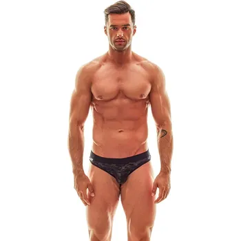 Dámská erotická souprava Pánské slipy Electro Slip - Anais černá XL