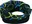 Sulov Sportovní šátek s flísem, modrý/zelený