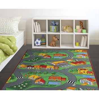 Koberec ASSOCIATED WEAWERS Kusový koberec LITTLE VILLAGE 90 BARVA: Vícebarevný, ROZMĚR: 100x165 cm