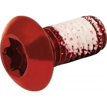 Brzda na kolo šrouby do kotoučů Force T25, sada 12ks, červená 305628