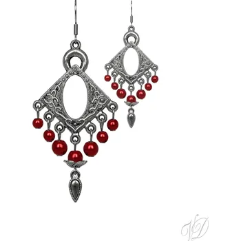 Náušnice Náušnice korálkové 1259 Originální bižuterie (Náušnice z korálků - Česká bižuterie)