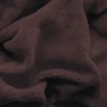 Numberoplus Prostěradlo mikroplyš -Tmavě hnědé 90x200 cm