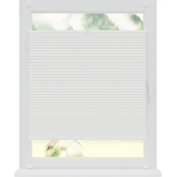 Roleta Plisa Plisovaná Roleta voštinová White 61 cm x volitelná výška
