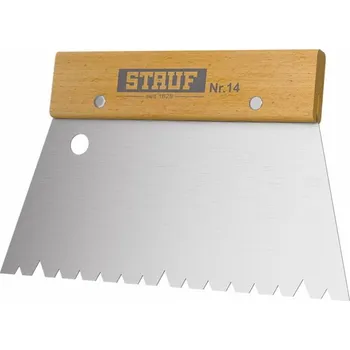 Průmyslové lepidlo STAUF hřebenová stěrka č. 14