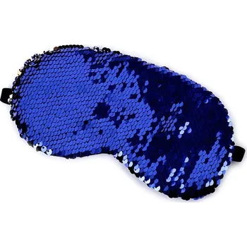 Škraboška na spaní Flitrová maska na spaní modrá - zlatá Maska FLITR modrá-zlatá