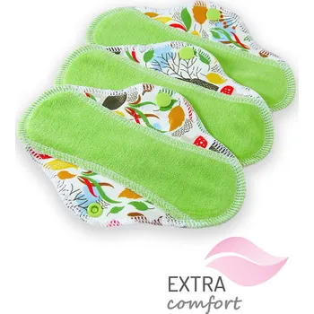 Menstruační vložka Petit Lulu s.r.o. Ježci na podzim - látková vložka SLIP (SLIM) - Látková vložka SLIP 3 ks