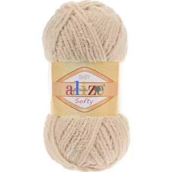 Galanterie Alize Softy 310 - med (žinylková příze, na hračky)