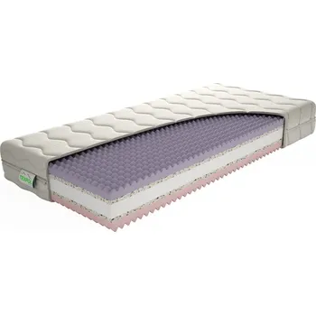 Matrace TEXPOL Pohodlná matrace GINA - oboustranně profilovaná sendvičová matrace 100 x 200 cm, snímatelný potah
