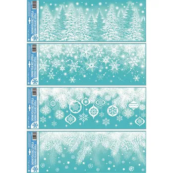 Okenní dekorace Okenní fólie s glitrem 60x21 cm