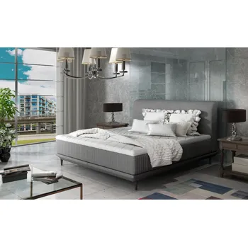 Postel EltapMeble Postel Asteria s topperem, 160x200 cm - Sawana 05 (barva potahu)