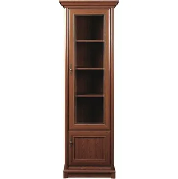 Knihovna Brwcz KENT kaštan EWIT 1dP sklo / 4BAL /