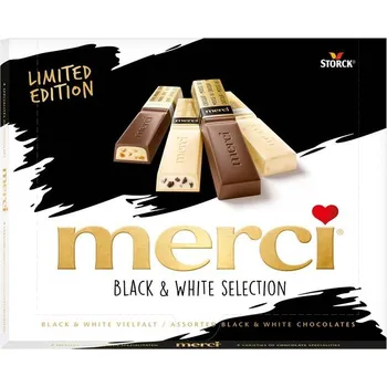 Bonboniéra Merci Black & White 240 g