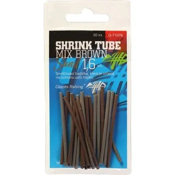 Smršťovací Hadička Giants Fishing Shrink Tube Brown-Sand 20ks 2,0mm