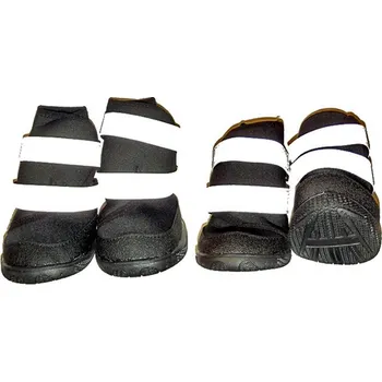 Obleček pro psa JML Botičky pro psy Protect - sada 4ks, černé / vel. 5