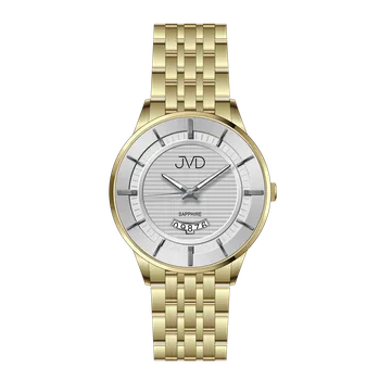 Hodinky JVD Dámské zlacené náramkové hodinky se safírovým sklem JVD JE403.2 ( )