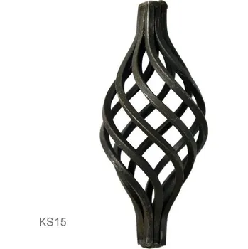 Zábradlí Šiška 147 x 75 mm, čtyřhran 15 x 15 mm