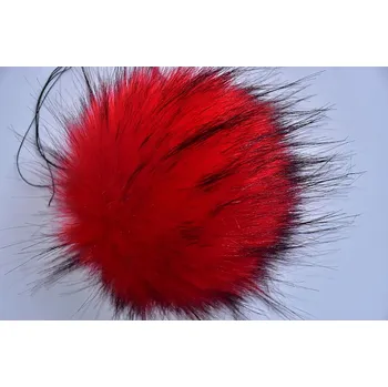 Bambule Mia malá 16 červená s černým melírem 131JEX