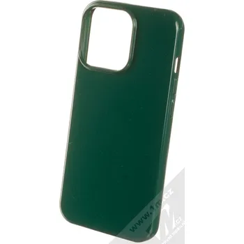 Pouzdro na mobilní telefon 1Mcz Jelly TPU ochranný kryt pro Apple iPhone 13 Pro tmavě zelená (forest green)