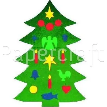 Vánoční dekorace Transparentní obrázek Vánoční stromeček (19/20) - 107000329