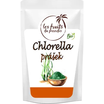 Fitness strava Chlorella prášek sprejové sušení BIO 250 g Les Fruits du Paradis