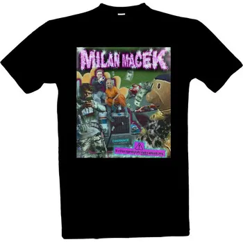 Pánská móda Tričko s potiskem MILAN MACEK TRIČKO pánské