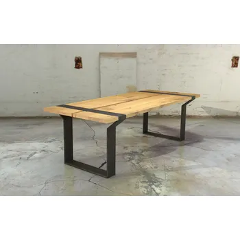 Jídelní stůl HAHNHOLZ Designový dubový jídelní stůl Objednat v délce: 140 cm, šířka: 80 cm, výška: 80 cm