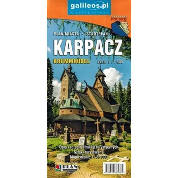 Literární cestopis Plan miasta - Karpacz 1:7 500 - Praca zbiorowa