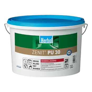 barva na zeď Interiérová barva HERBOL Zenit PU 30 - Bílá 12,5L