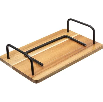 Secret de Gourmet Servírovací podnos, černé úchytky