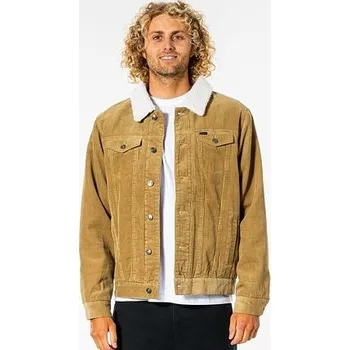 Pánská casual bunda Bunda Rip Curl STATE CORD JACKET Dark Khaki velikost M