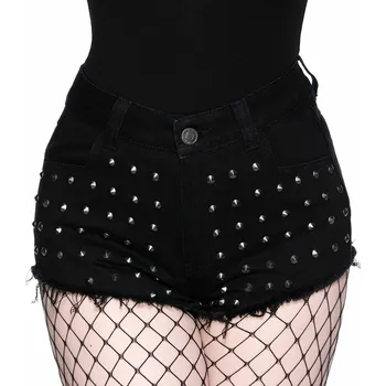 Dámské kraťasy kraťasy dámské KILLSTAR - Liberty Studded - Black
