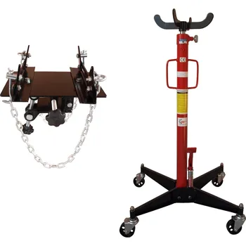 Motorový prostor CarMax Hydraulický zvedák na převodovky,motory 500kg + adaptér ,110-188 mm