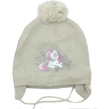 Čepice Dětská čepice pony šedá vel.48