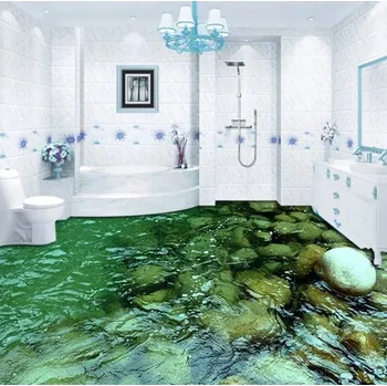 Fototapeta Solution Media 3D tapeta na podlahu - Břeh jezera MU1318