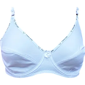 Podprsenka Tinasan Dámské podprsenky s kosticemi I ove you Barva: Bílá, Velikost: 85B