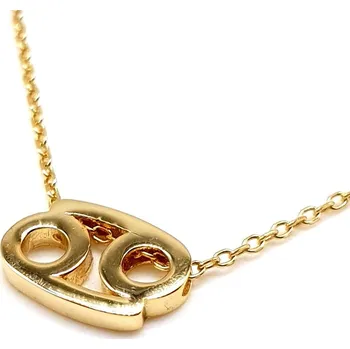 Náhrdelník Pozlacený náhrdelník s přívěskem - znamení Rak