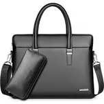 Gatoer pánský elegantní set Taška + Peněženka Černá WEIXIER 20112505365037334BC