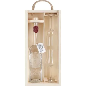 Pálenka SUDLIČKA HRUŠKOVICE 50% 0,5l (Dřevěný obal)