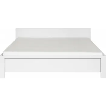 Postel Brwcz KASPIAN LOZ/160 bílá/bílá matná bez roštu