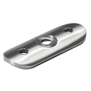 Dopojovací deska přímá na trubku ø 48.3mm, broušená nerez K320 / AISI304