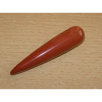 Drahý kámen Jaspis červený - Masážní tyčinka - kmt8