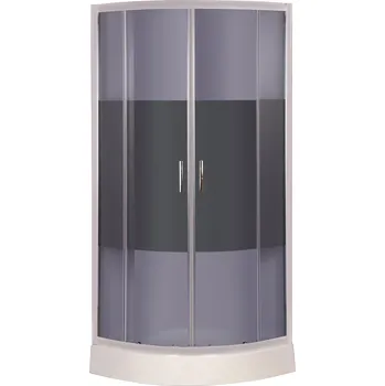 Savana Veduta Grafit čtvrtkruhový sprchový kout s vaničkou Rozměr koutu: 90x90cm