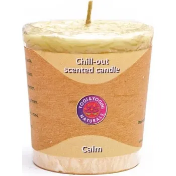 Svíčka Yogi & Yogini Naturals Vonná svíčka Votivní Calm, 54 g