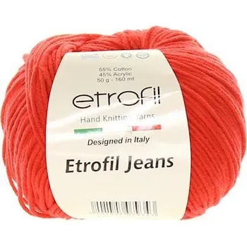Příze Etrofil Jeans červená 36