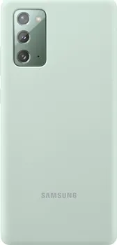 Pouzdro na mobilní telefon Samsung Silicone Cover pro Samsung Galaxy Note 20 zelené